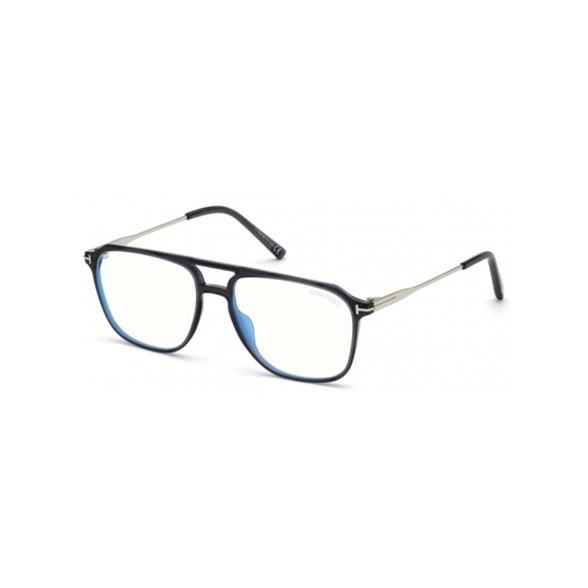 Óculos de Grau Tom Ford FT5665-B_54020 Acetato Cinza 1