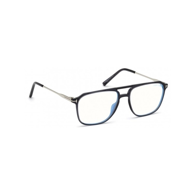 Óculos de Grau Tom Ford FT5665-B_54020 Acetato Cinza 3