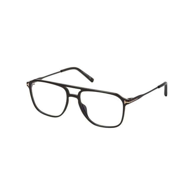 Óculos de Grau Tom Ford FT5665-B_54001 Acetato Preto 1