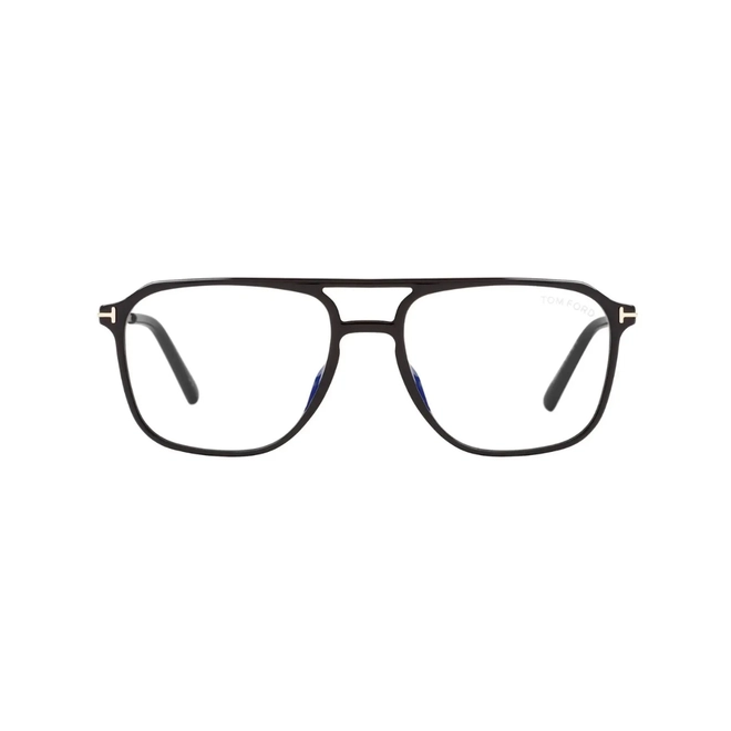 Óculos de Grau Tom Ford FT5665-B_54001 Acetato Preto 2