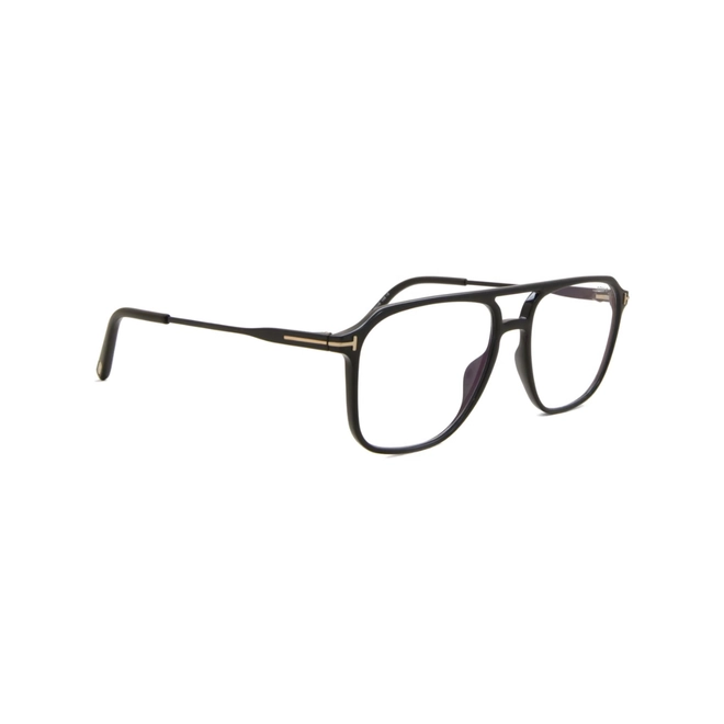Óculos de Grau Tom Ford FT5665-B_54001 Acetato Preto 3