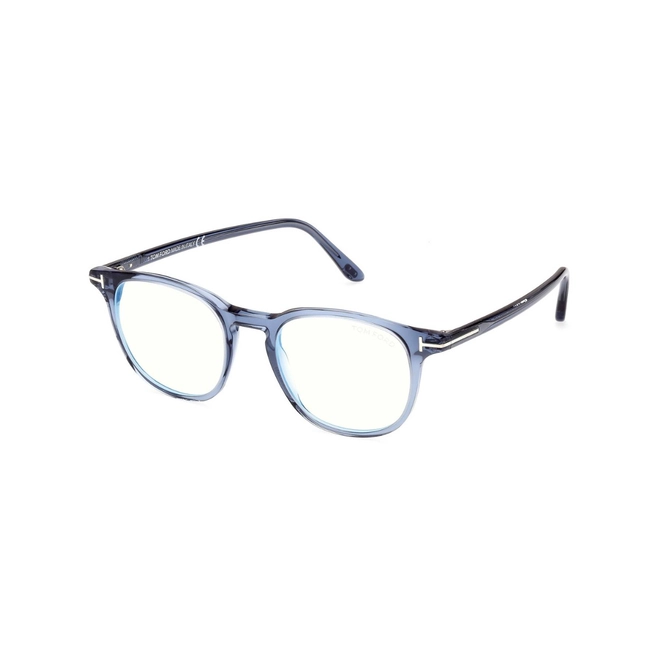 Óculos de Grau Tom Ford FT5832-B_50090 Acetato Azul Transparente 1
