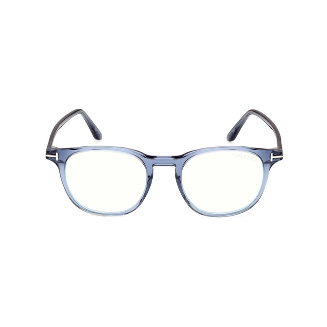 Óculos de Grau Tom Ford FT5832-B_50090 Acetato Azul Transparente 2
