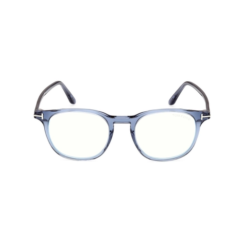 Óculos de Grau Tom Ford FT5832-B_50090 Acetato Azul Transparente