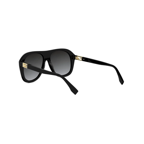 Óculos de Sol Fendi FE40223I_5701B Acetato Preto com lentes na cor Cinza