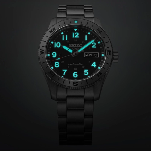 Relógio Seiko 5 Sports Field Automático - HDB006B1 P2SX Preto