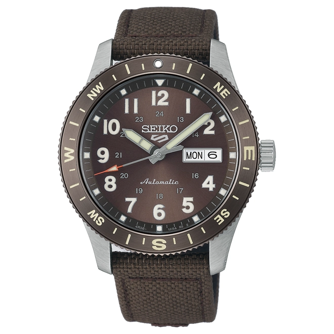 Relógio Seiko 5 Sports Field Automático - HDB009B1 N2NX Marrom 1