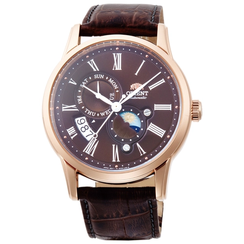 Relógio Orient Sun & Moon Automático - RA AK0009T30B N3NX Vermelho