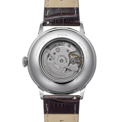 Relógio Orient Bambino Classic Automatic - RA AC0033Y30B T1NX Marfim