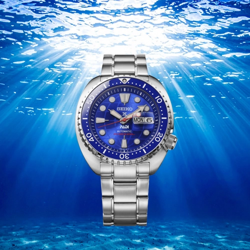 Relógio Seiko Prospex King Turtle Edição Limitada PADI 60th - HBB002K1 D1SX EL Azul