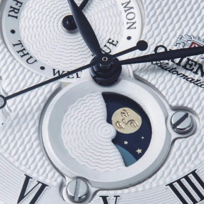 Relógio Orient Sun & Moon Automático - RA AK0008S30B B3PX Branco 5