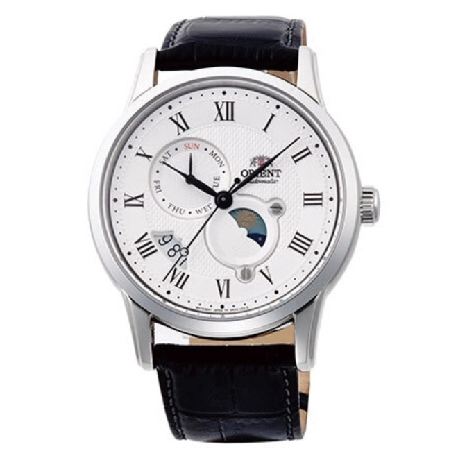 Relógio Orient Sun & Moon Automático - RA AK0008S30B B3PX Branco 1