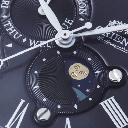 Relógio Orient Sun & Moon Automático - RA AK0010B30B P3PX Preto