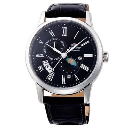 Relógio Orient Sun & Moon Automático - RA AK0010B30B P3PX Preto