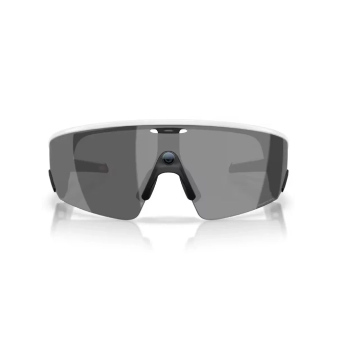 Óculos de Sol Oakley Meta Vanguard 0OW8001 80010552 Acetato Branco com lentes na cor Cinza Prizm 2