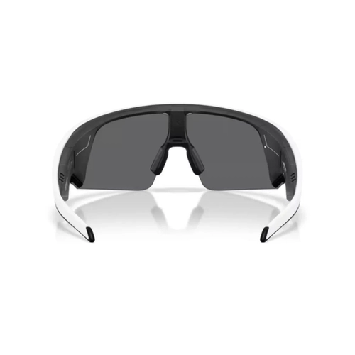 Óculos de Sol Oakley Meta Vanguard 0OW8001 80010552 Acetato Branco com lentes na cor Cinza Prizm
