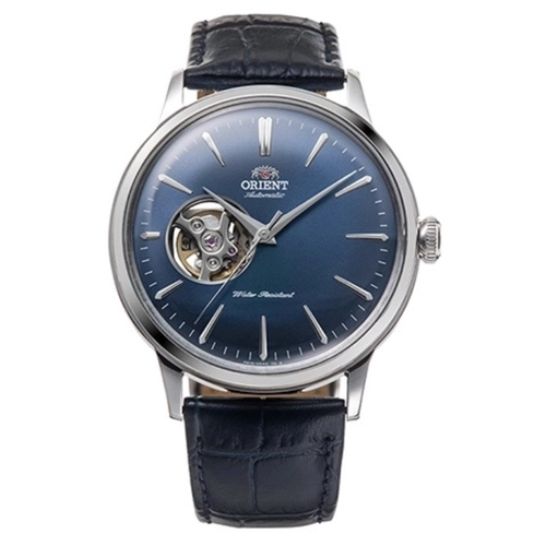 Relógio Orient Bambino Open Heart Automático - RA AG0005L30B D1DX Azul