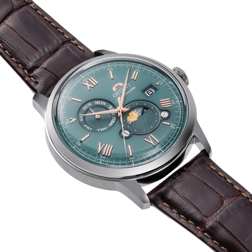Relógio Orient Sun & Moon Automático - RA AK0805E30B E3NX Verde