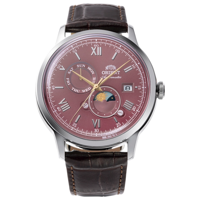 Relógio Orient Sun & Moon Automático - RA AK0807R30B W3NX Vermelho 1