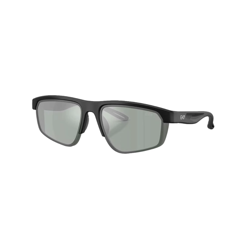 Óculos de Sol Emporio Armani EA7 0Q74003 62888257 Acetato Preto Fosco com lentes na cor Verde Espelhado