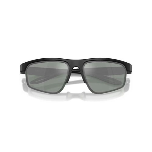Óculos de Sol Emporio Armani EA7 0Q74003 62888257 Acetato Preto Fosco com lentes na cor Verde Espelhado