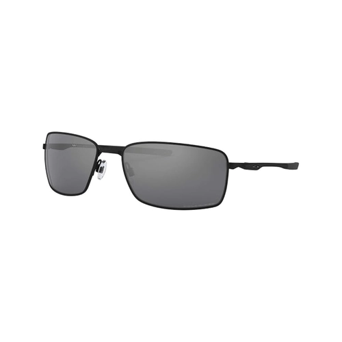 Óculos de Sol Oakley 0OO4075 40750560 Metal Preto Fosco com lentes na cor Cinza Polarizado
