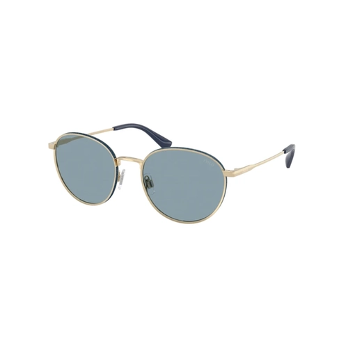 Óculos de Sol Polo Ralph Lauren 0PH3163 92867253 Metal Dourado com lentes na cor Azul
