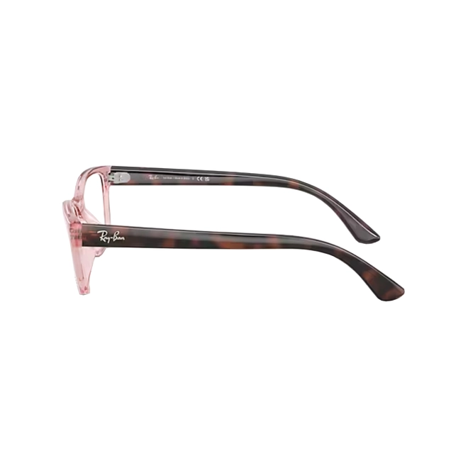 Óculos de Grau Ray-Ban 0RX7252L 8419 54 Acetato Rosa Transparente 3