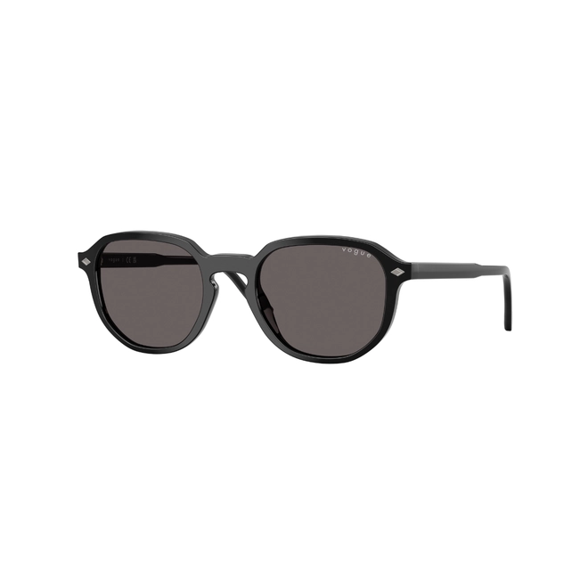 Óculos de Sol Vogue 0VO5707S W44/8751 Acetato Preto com lentes na cor Fumê 1