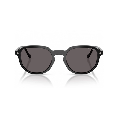 Óculos de Sol Vogue 0VO5707S W44/8751 Acetato Preto com lentes na cor Fumê