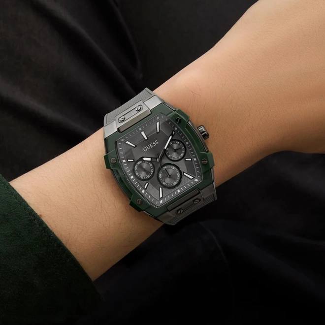 Relógio Guess Phoenix Multifunção Masculino - GW0956G3 Verde 2