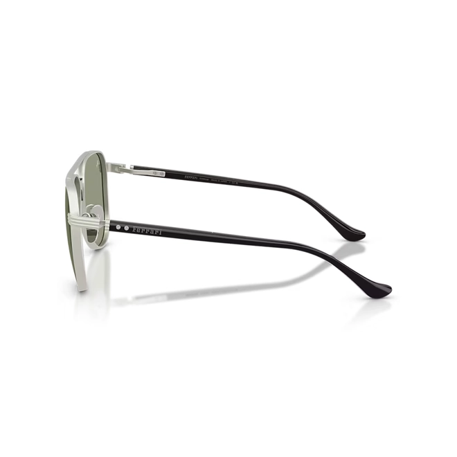 Óculos de Sol Ferrari 0FH1028T 312C759 Titânio Cinza Fosco com lentes na cor Verde Escuro 3