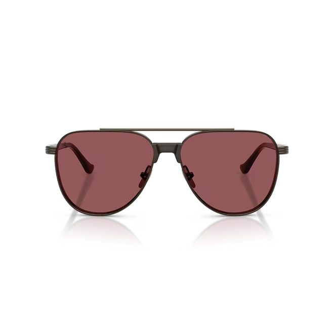 Óculos de Sol Ferrari 0FH1028T 314/1E59 Titânio Chumbo com lentes na cor Vermelho 2