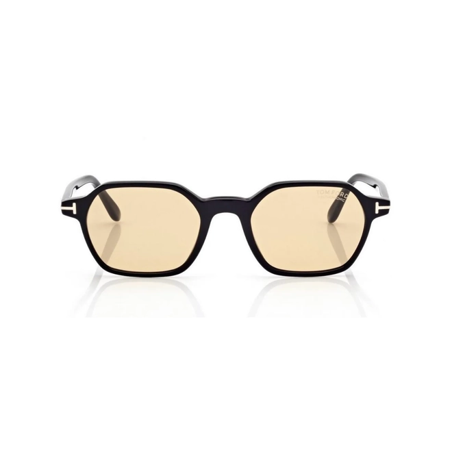 Óculos de Sol Tom Ford FT1301_5101E Acetato Preto com lentes na cor Âmbar Fotocromático 2