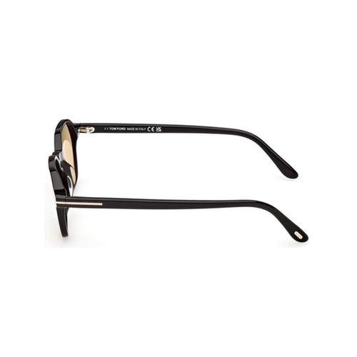 Óculos de Sol Tom Ford FT1301_5101E Acetato Preto com lentes na cor Âmbar Fotocromático