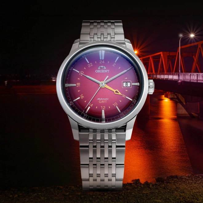 Relógio Orient Special Calibers GMT Automático - NH3SS019 W1SX Vermelho 3