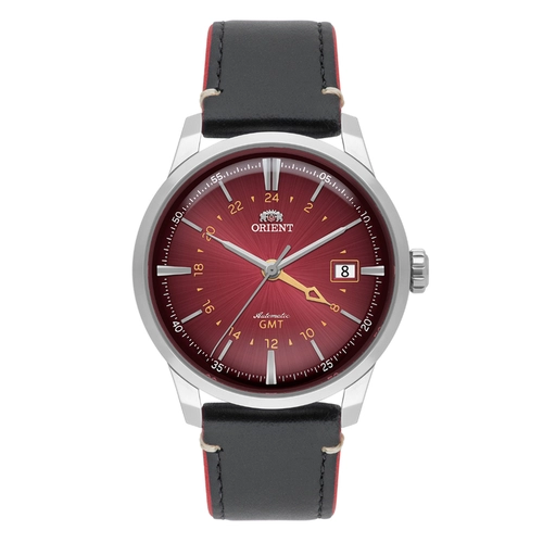 Relógio Orient Special Calibers GMT Automático - NH3SS019 W1SX Vermelho