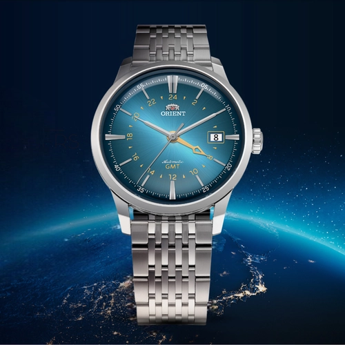 Relógio Orient Special Calibers GMT Automático - NH3SS019 A1SX Azul