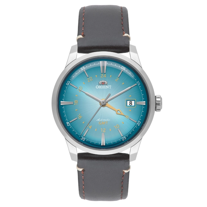 Relógio Orient Special Calibers GMT Automático - NH3SS019 E1SX Turquesa 2