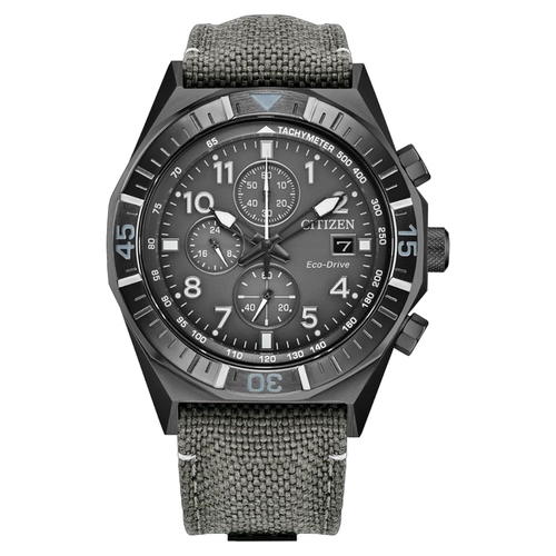 Relógio Citizen Promaster Nighthawk Cronógrafo - CA0897 04HN Cinza