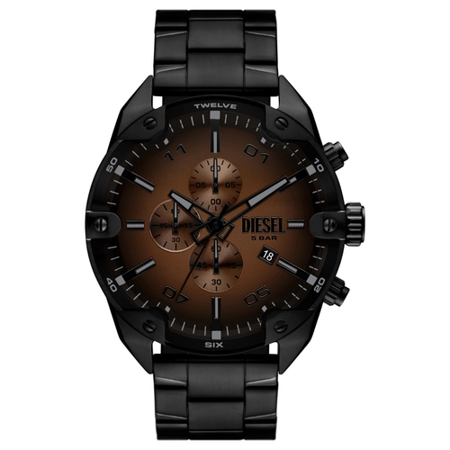 Relógio Diesel Spiked Cronógrafo Masculino - DZ4691B1 N2PX Marrom