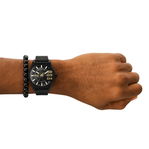 Relógio Diesel Scraper Masculino - DZ2210B1 K0ABP2PX Preto