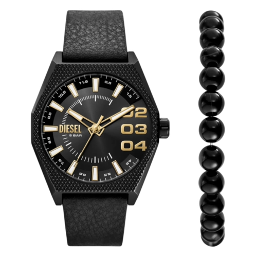 Relógio Diesel Scraper Masculino - DZ2210B1 K0ABP2PX Preto