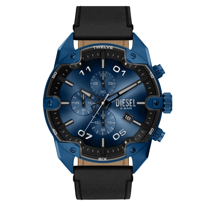 Relógio Diesel Spiked Cronógrafo Masculino - DZ4703B1 D2PX Azul 1