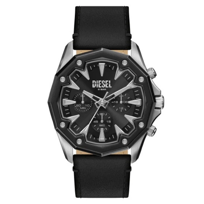 Relógio Diesel Stinger Cronógrafo Masculino - DZ4710B1 P1PX Preto 1