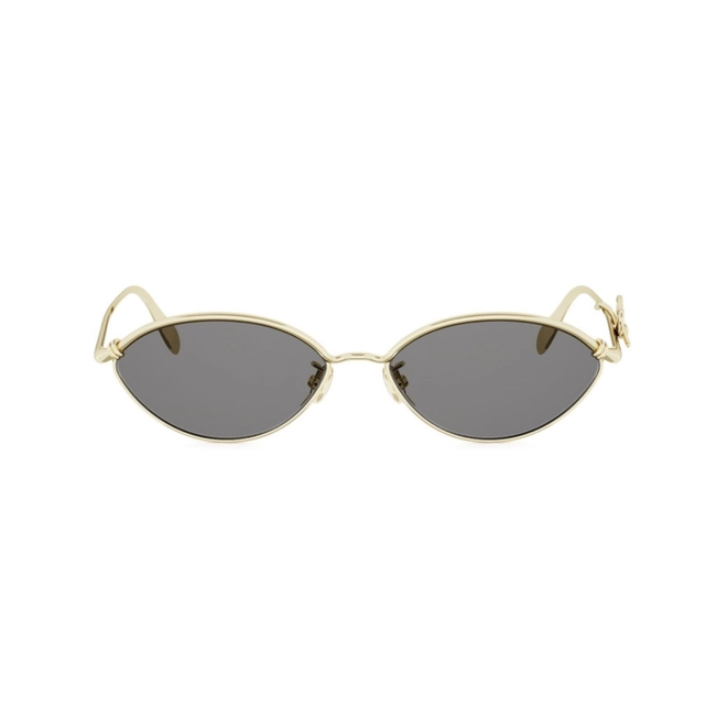 Óculos de Sol Christian Dior Bow R1U CD40280U_5510A Metal Dourado com lentes na cor Fumê 2