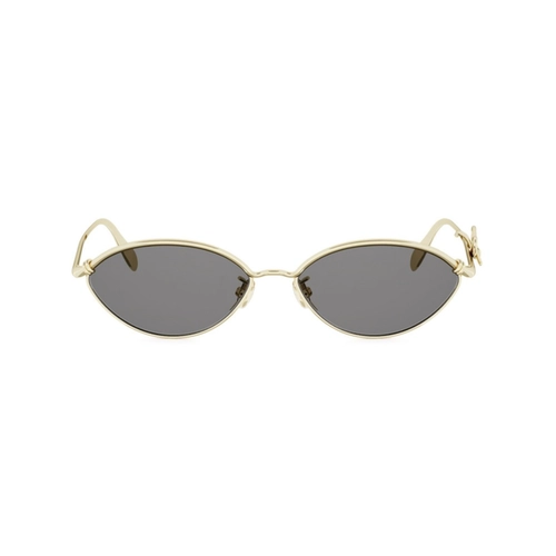 Óculos de Sol Christian Dior Bow R1U CD40280U_5510A Metal Dourado com lentes na cor Fumê