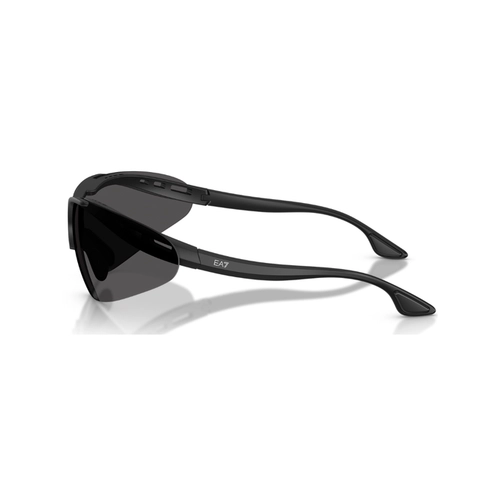 Óculos de Sol Emporio Armani EA7 0Q74007 62888743 Acetato Preto Fosco com lentes na cor Cinza Escuro