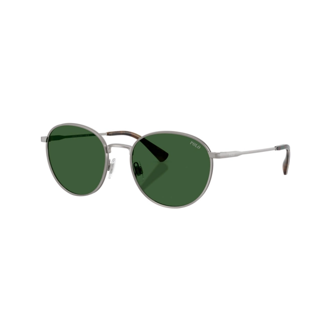 Óculos de Sol Polo Ralph Lauren 0PH3163 92667153 Metal Cinza com lentes na cor Verde 1