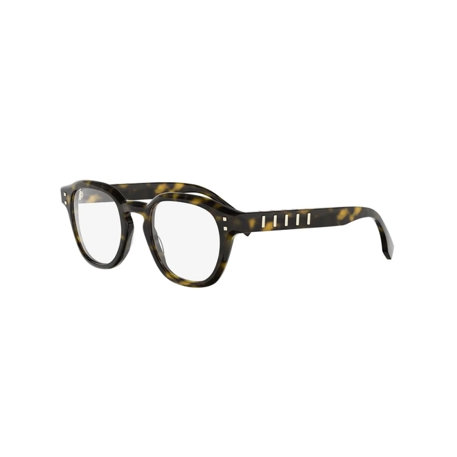 Óculos de Grau Fendi FE50163I_50052 Acetato Marrom Mesclado 1